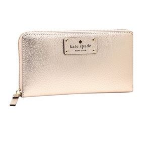 Rose gold Kate spade wallet